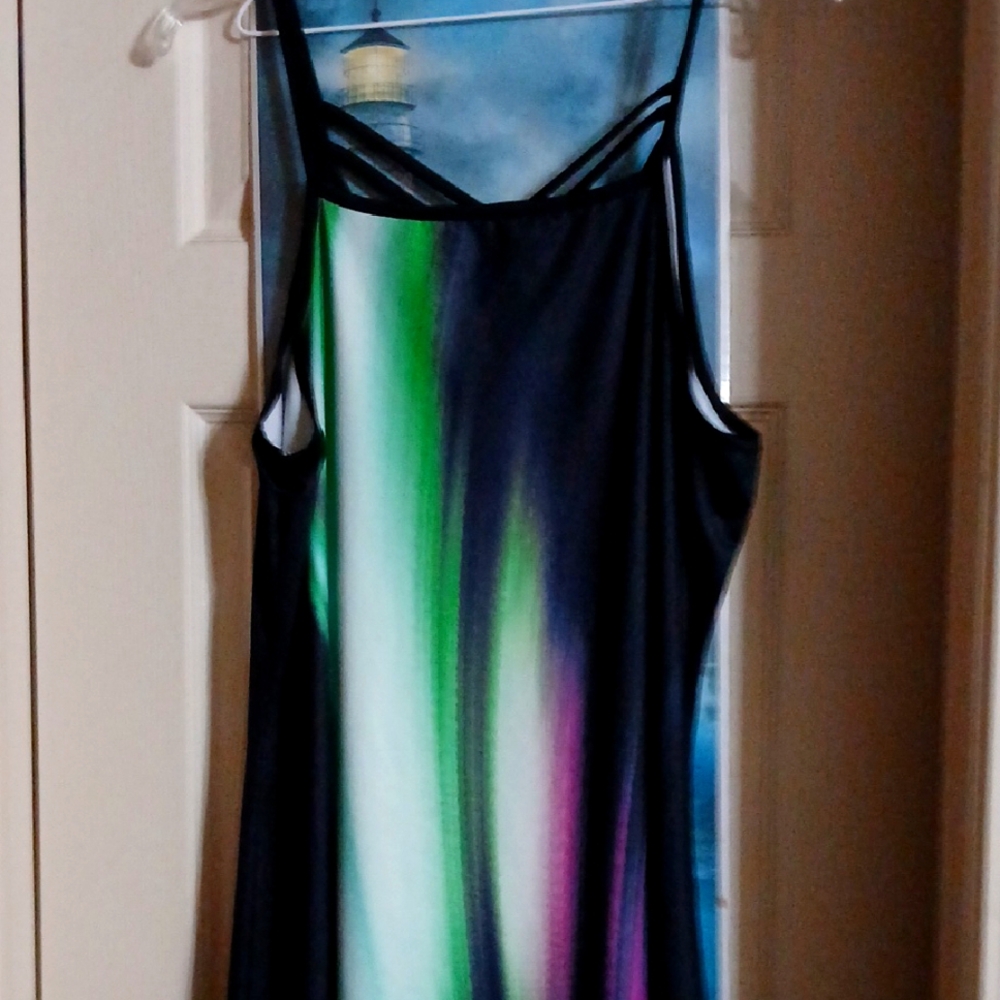Multicolor Strappy Dress